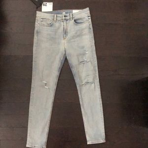 NEW rag & bone high rise ankle skinny jeans